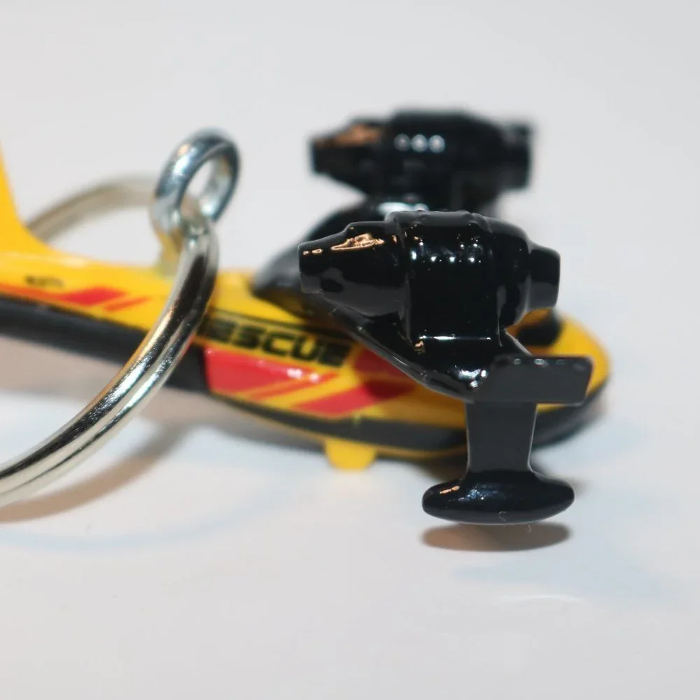 Hot Wheels Rescue Water Bomber plane CUSTOM keychain